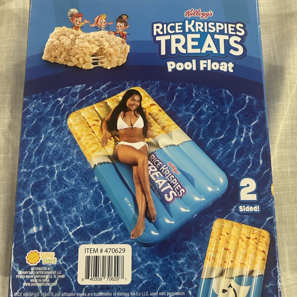 Kellogg's Rice Krispies Treats Pool Float
